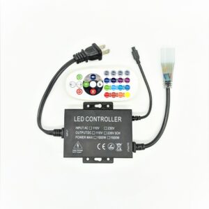 Bluetooth + IR Controller for RGB Strip Light 9Amp 120v