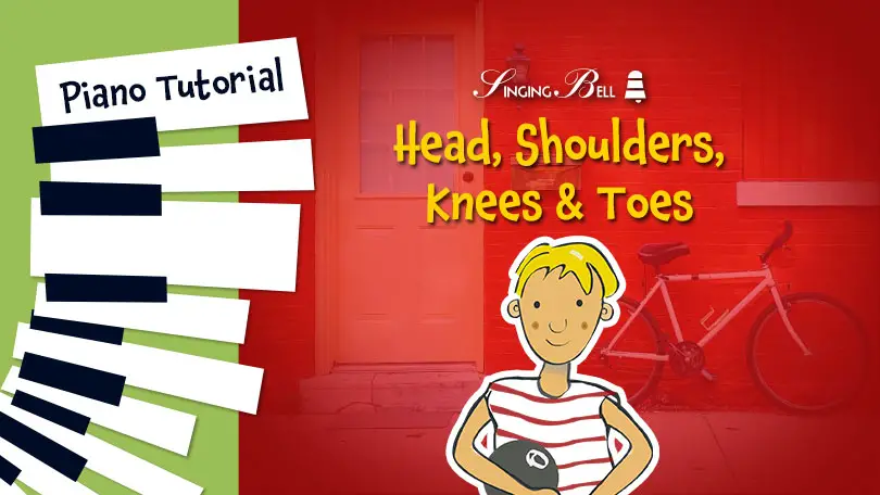 Head-Shoulders piano tutorial easy sheet music notes chords beginners