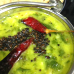 Lasooni Zucchini Dal with Spinach￼