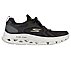 GO RUN GLIDE-STEP FLEX-RADAR, BLACK/LIME