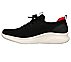 SKECH-LITE PRO - FAINT FLAIR, BLACK/RED