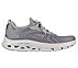 GO RUN GLIDE-STEP FLEX-RADAR, LIGHT GREY