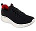 SKECH-LITE PRO - FAINT FLAIR, BLACK/RED