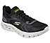 GO RUN GLIDE-STEP FLEX-RADAR, BLACK/LIME