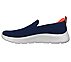 GO WALK FLEX, NAVY/ORANGE