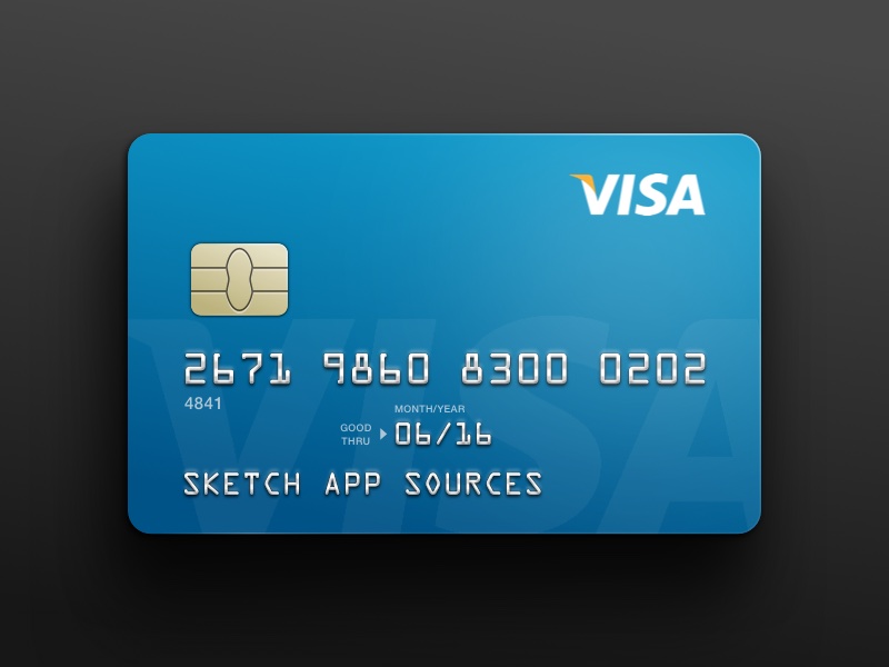 Printable Credit Card Template