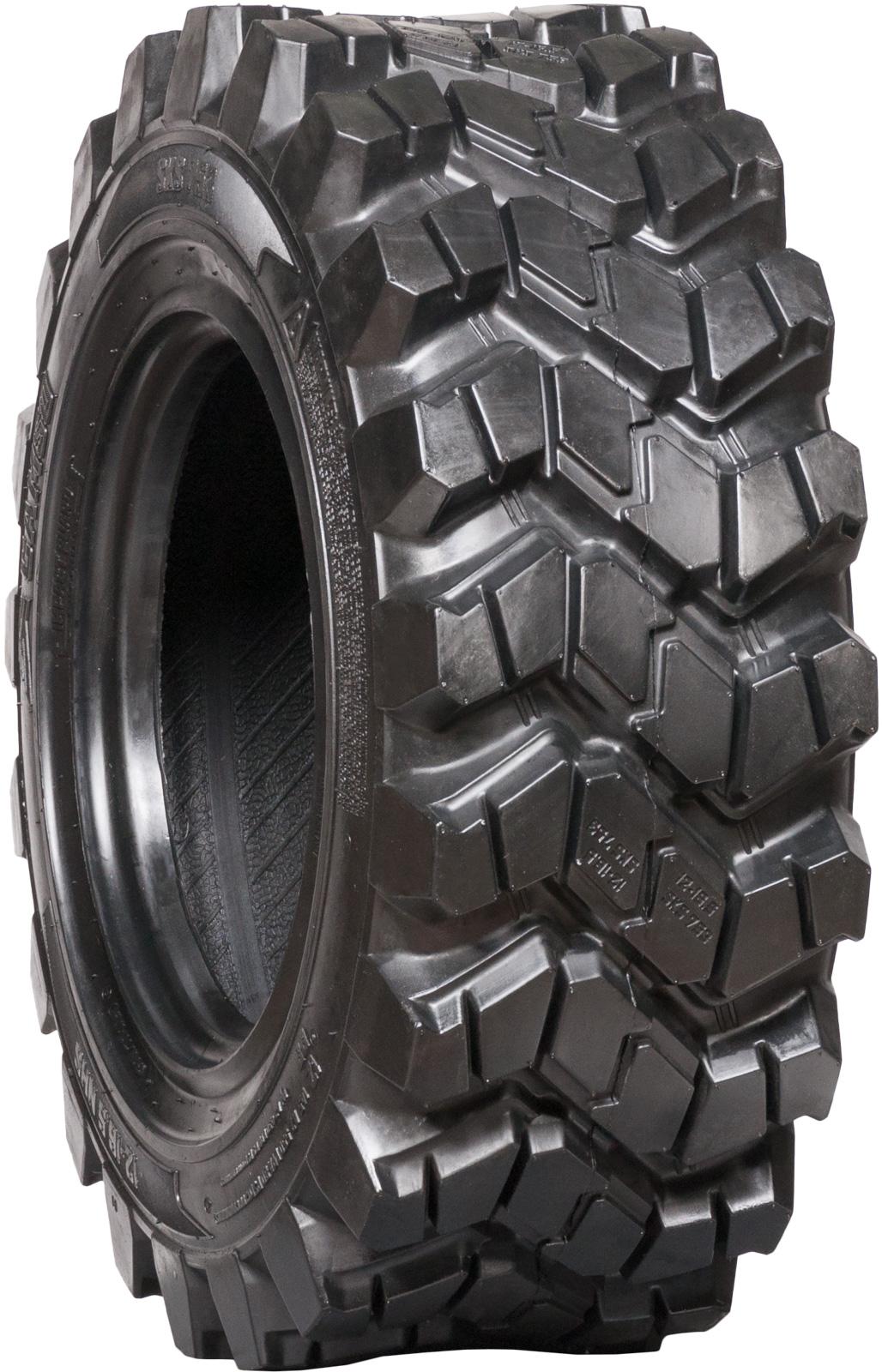 set of 4 12x16.5 camso sks 753 12-ply skid steer tires