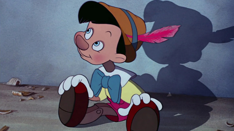 Pinocchio the wooden boy in Pinocchio (1940)