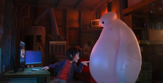 "BIG HERO 6" Pictured (L-R): Hiro, Baymax. ©2014 Disney. All Rights Reserved.