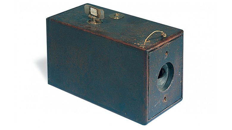 George Eastman's original Kodak camera from 1888