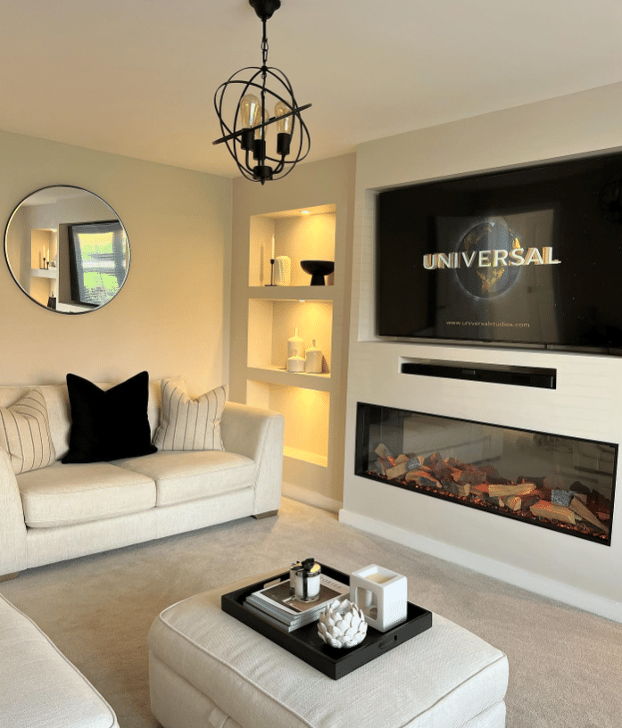 Fireplace alcove design ideas