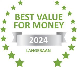 Sleeping-OUT's Guest Satisfaction Award. Based on reviews of establishments in Langebaan, Langebaan Holiday Homes has been voted Best Value for Money in Langebaan for 2024