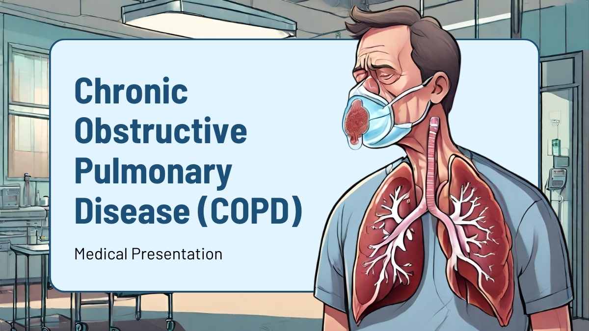 만성 폐쇄성 폐질환(COPD) 슬라이드 설명 - 슬라이드 1