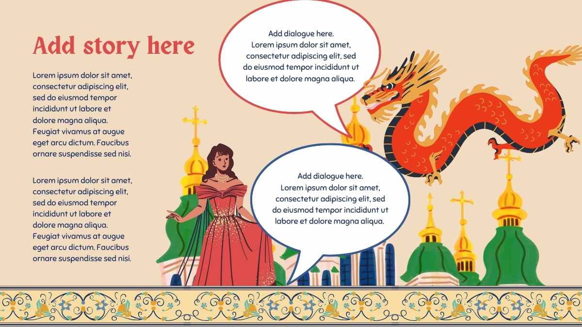 Illustrated Medieval Storybook Slides - slide 15