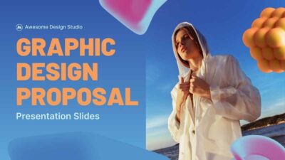 Modern 3D Graphic Design Proposal Slides 1