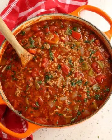 Stuffed pepper soup