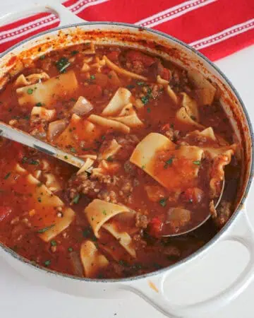 Lasagna Soup