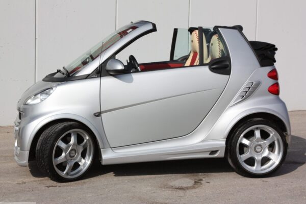 Body Kit Silver Side View Smart Fortwo 451.