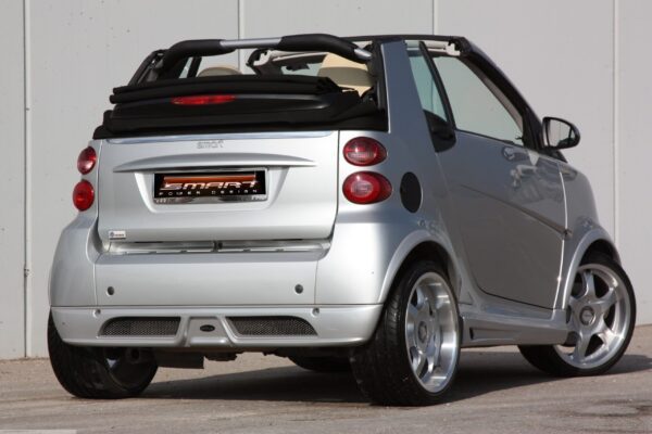 Body Kit Silver Rear View Smart Fortwo 451.