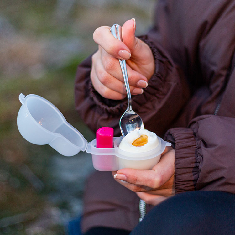 Egg Box with Salt Shaker