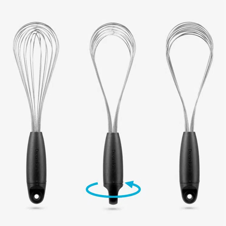 Folding balloon whisk