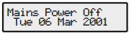 Texecom Premier alarm power failure