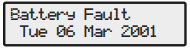 Texecom Premier alarm Battery Fault