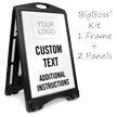 Personalized Parking Instructions Sign Insert with Logo