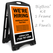 We Are Hiring BigBoss Portable Custom Sidewalk Sign