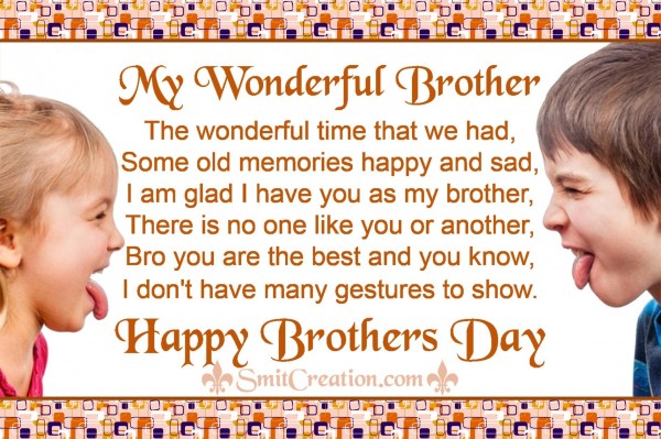 Happy Brothers Day