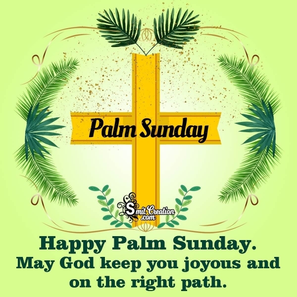 Happy Palm Sunday Message