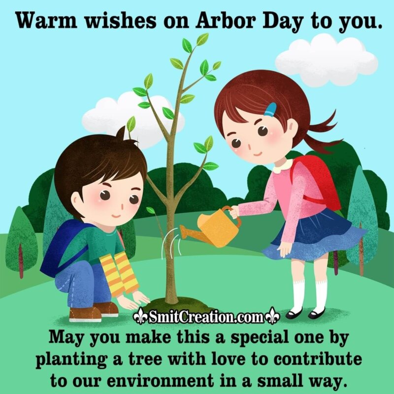 Happy Arbor Day Wishes - SmitCreation.com