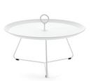 Eyelet Side Table, H 35 x Ø 70 cm, White