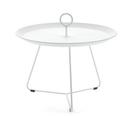 Eyelet Side Table, H 43,5 x Ø 60 cm, White