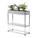 USM Haller Plant Side Table Type 1, Light grey RAL 7035