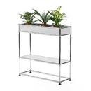 USM Haller Plant Side Table Type 1, USM matte silver