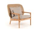 Kay Lowback Lounge Chair, Harvest, Fife Rainy Grey