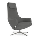 Repos, Sessel Repos, Stoff Cosy 2 Classic Grey, 41 cm, Poliert