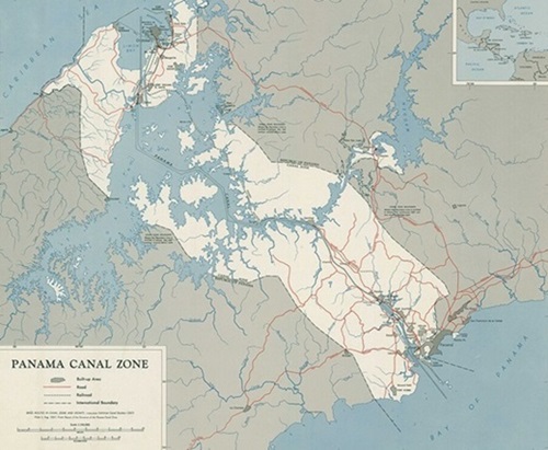 Zona del Canal de Panamá, ocupada por soldados y ciudadanos estadounidenses durante todo el siglo XX.