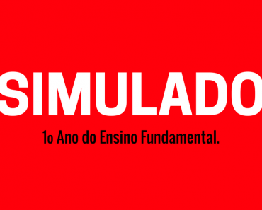 Simulado de Português 1 ano Ensino Fundamental - Diagnóstico Inicial.