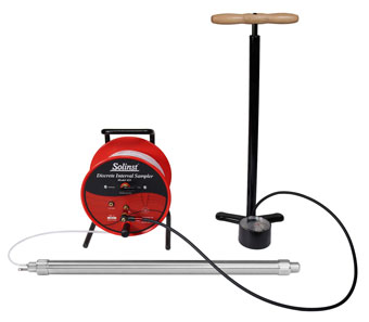 solinst discrete interval sampler system with hand pump