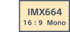 New 1/1.8 IMX664 16:9 Mono