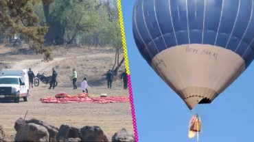 Liberan respoFoto: Cuartoscuronsables caída globo aerostático teotihuacán