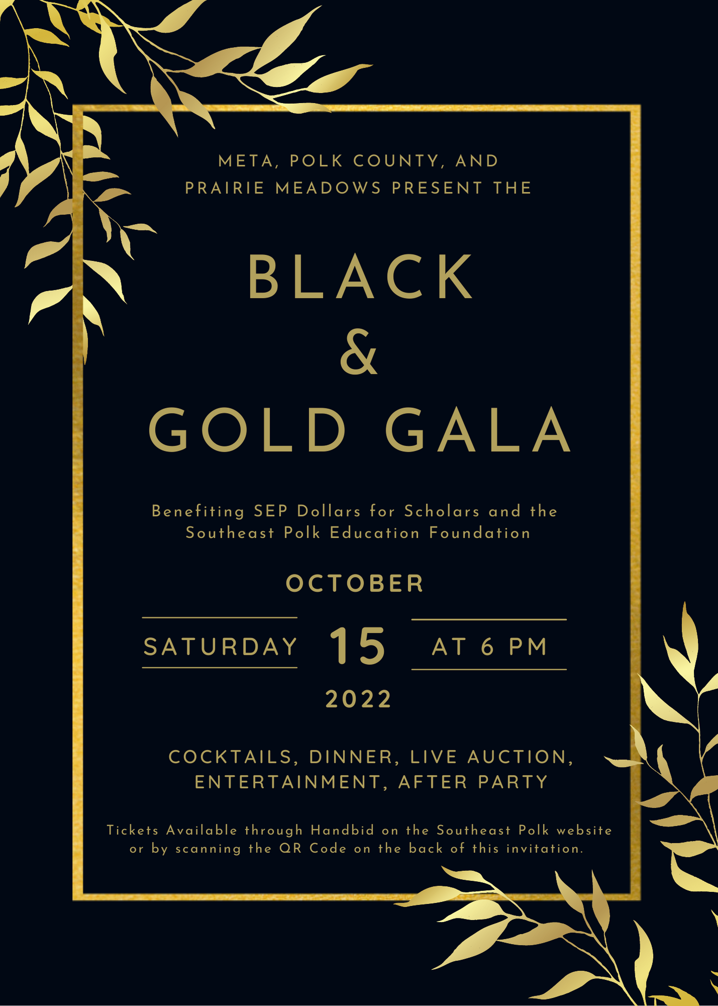 Black and Gold Gala - Southeast Polk Community School DistrictSoutheast ...