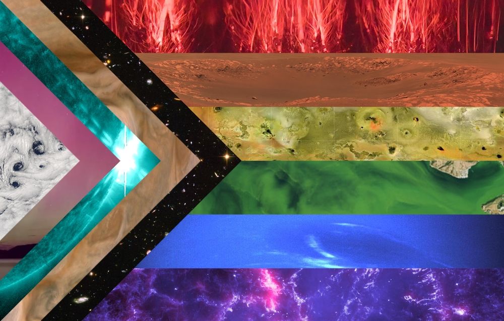 The story of the pride flag made from NASA imagery: Bluesky's most-liked image