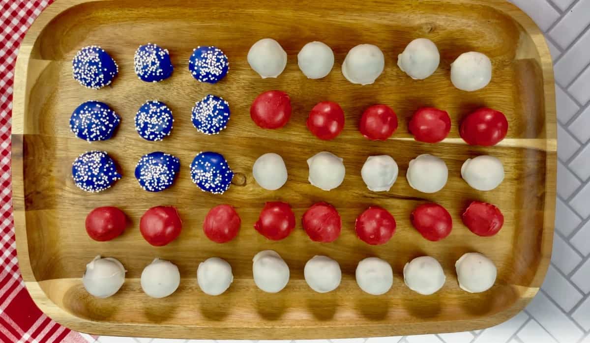 4th of July Oreo Balls