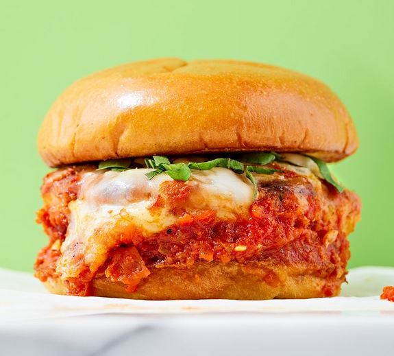 chicken parm burgers