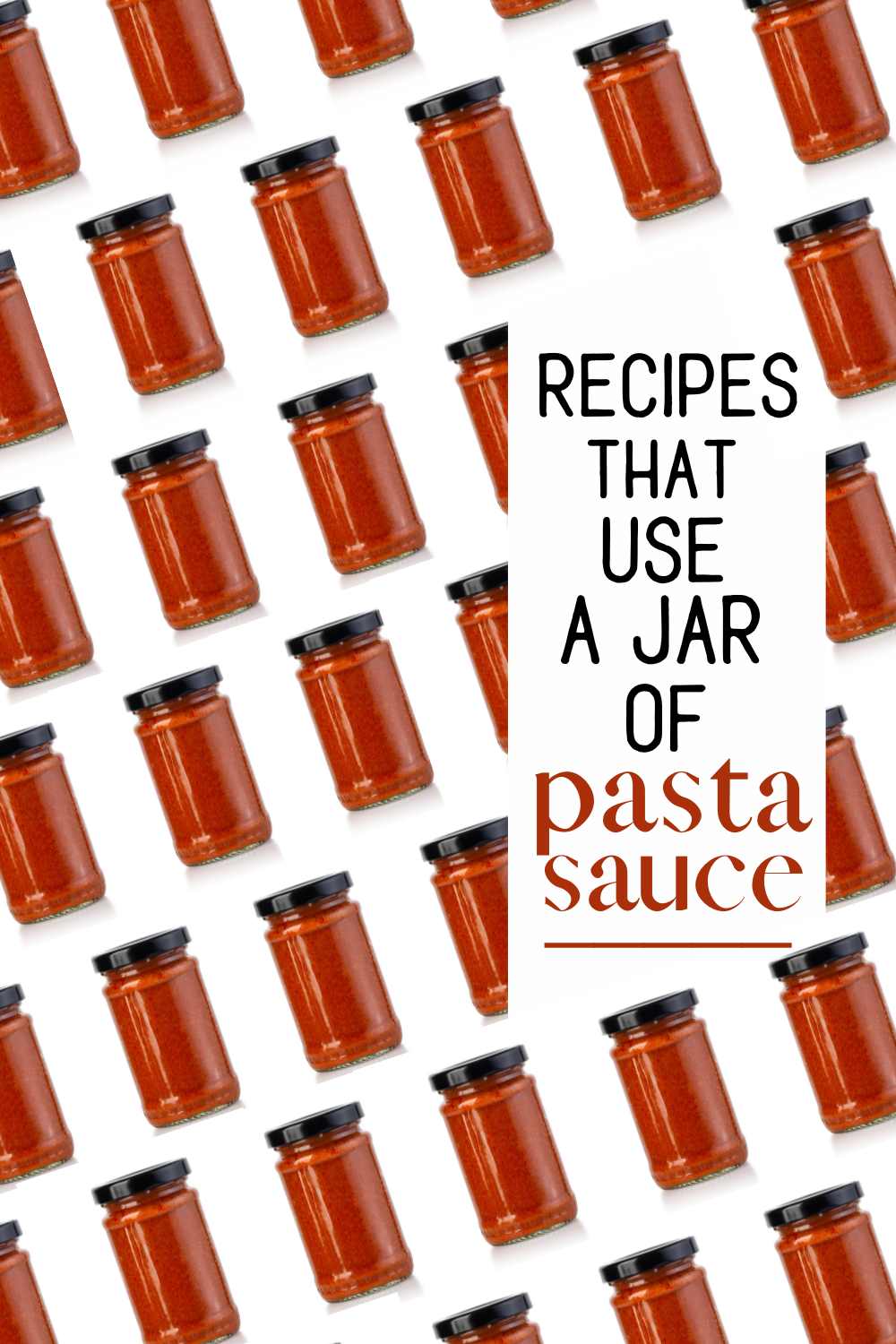 Pasta sauce is great for pasta, but you can also use it in other recipes that don't require pasta at all! This list includes both pasta & non-pasta dishes.