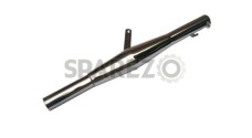 Royal Enfield Bullet Chrome Plated Short Rocket Exhaust Silencer - SPAREZO