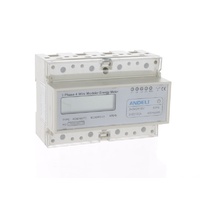 ANDELI ADM100TC | 3 Phase 100Amp Kilowatt Hour Meter Din Rail | Digital